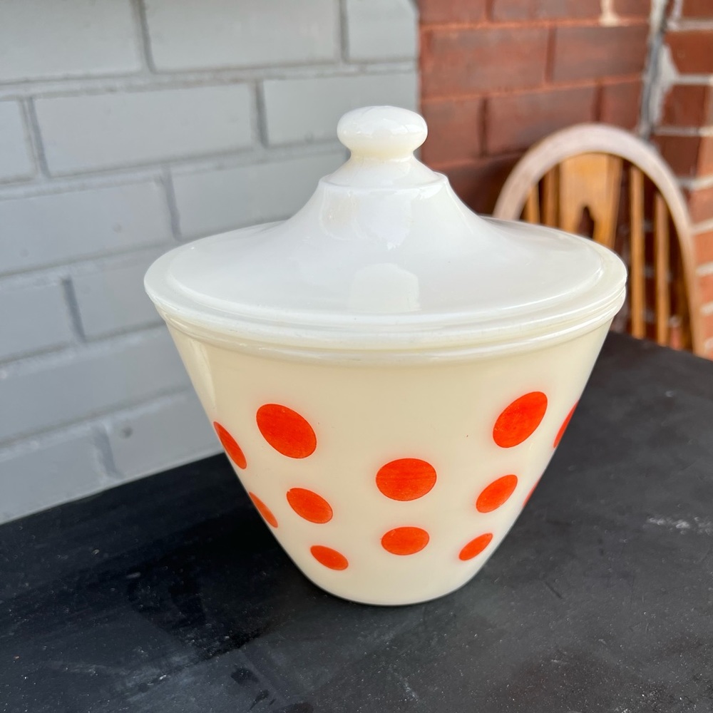 Fire King Grease Jar